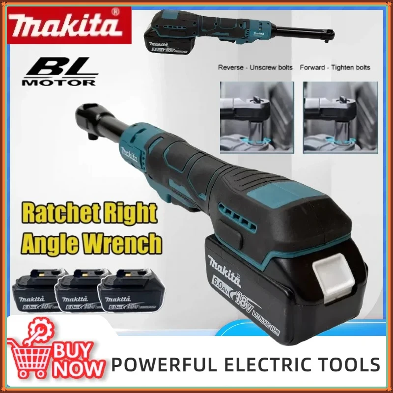 

Makita 3/8" 1/2" Electric Driver Cordless Ratchet Wrench Extended Head Removal Screw Nut 220N.m Power Tools For Makita Battery