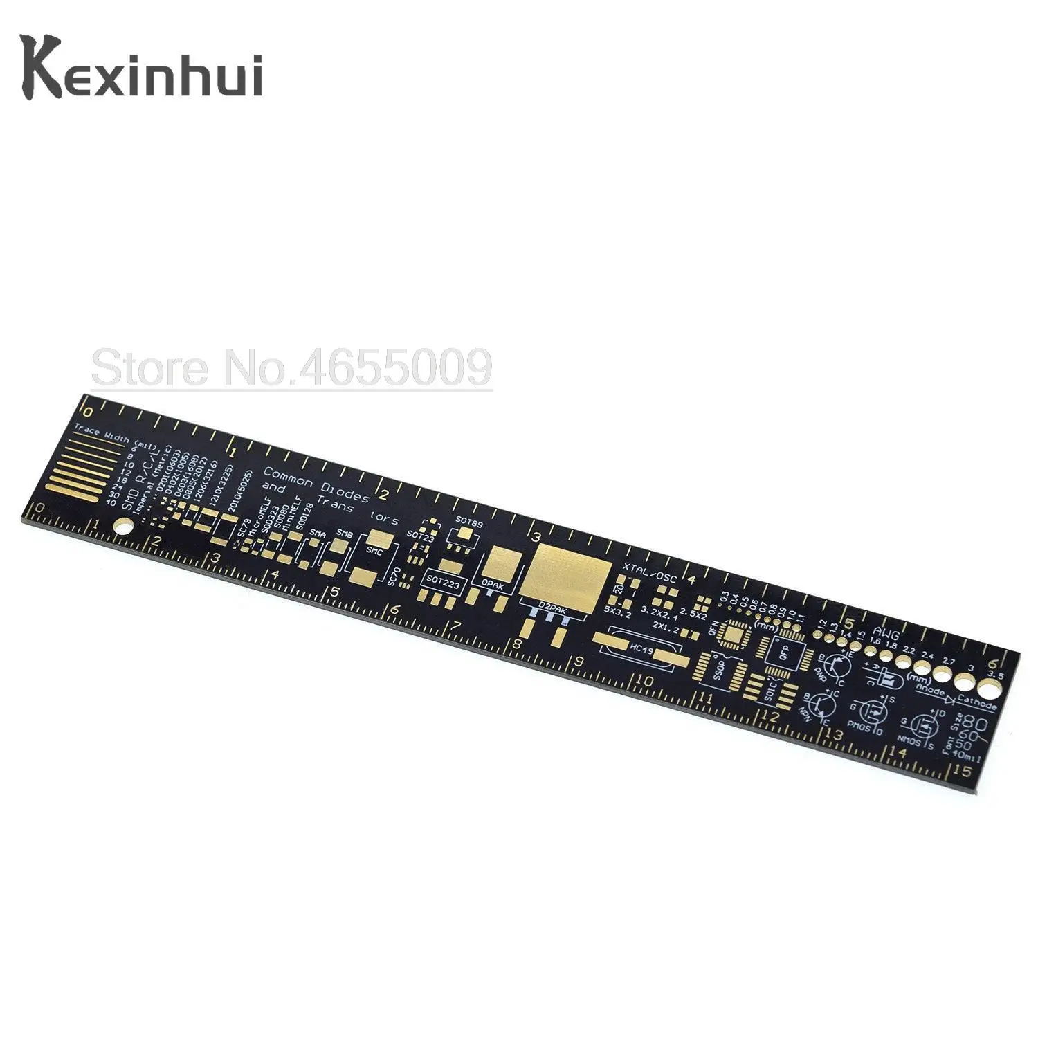 15cm PCB Ruler For Electronic Engineers For Geeks Makers For Arduino Fans PCB Reference Ruler PCB Packaging Units v2 - 6