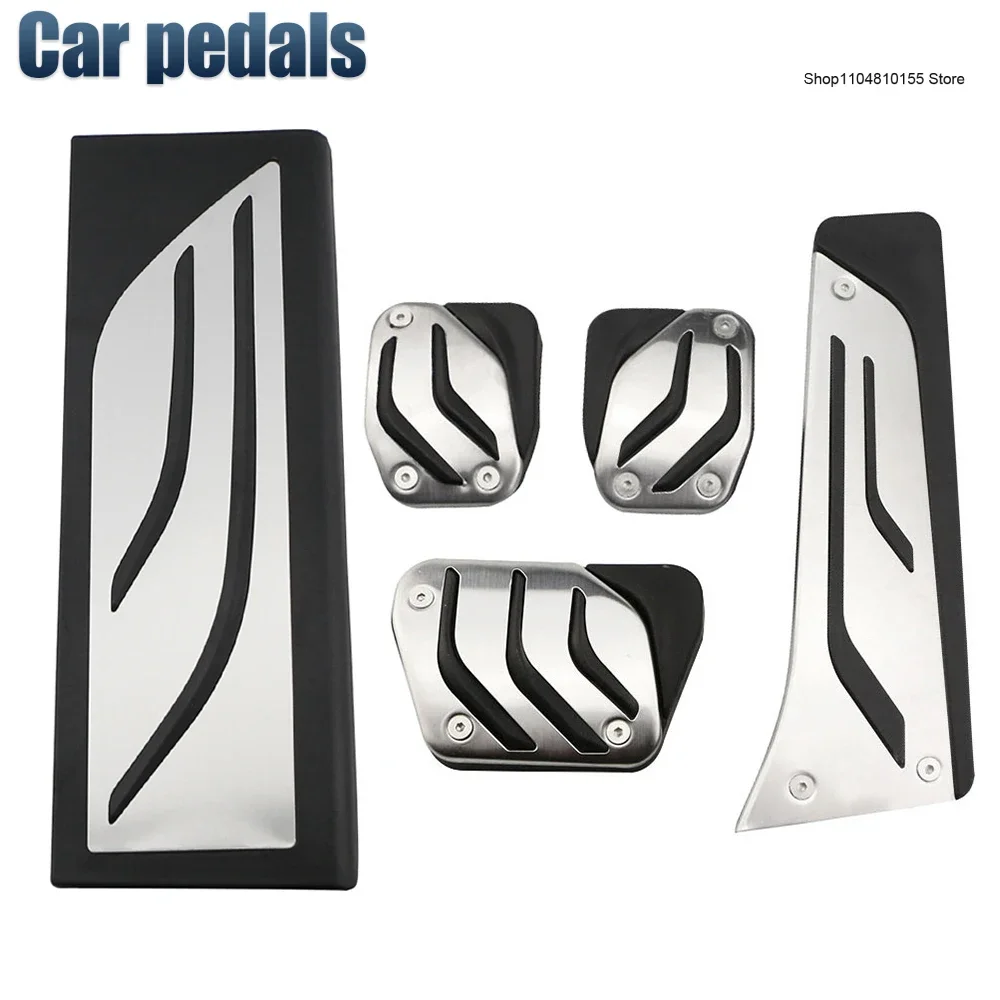 

Car Pedals for BMW X3 G01 X4 G02 2019 - 2022 LHD Accelerator Gas Fuel Brake Clutch Foot Pedal Cover Anti-Slip Pad Accessories
