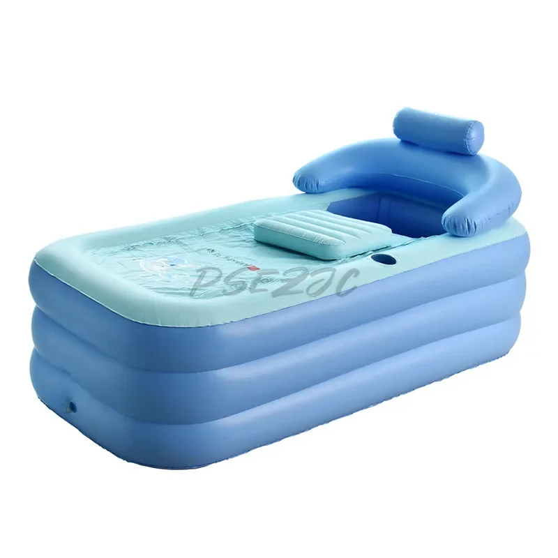 Household Adult Folding Portable Inflatable Bathtub Shower Bucket Thickened Adult Shower Bucket