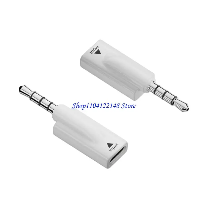 P9FA 2 Piece Headphone Plug 3.5mm Port To USB C Connector For Mobile Devices