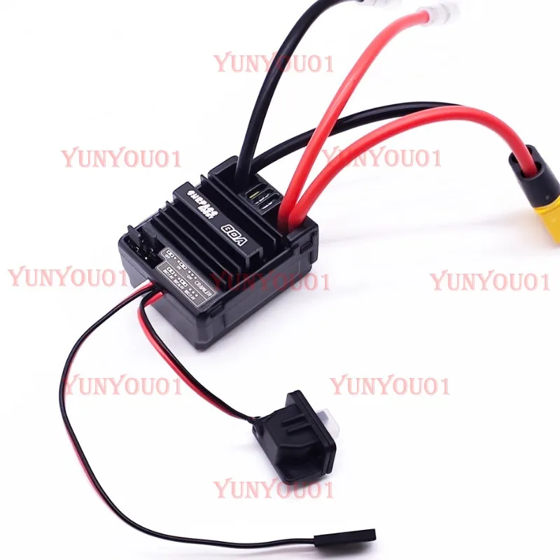 

Surpass Hobby Полностью водонепроницаемый 80A Матовый ESC 540/550 Мотор Альпинистский автомобиль 7,4 В Высоковольтный BEC