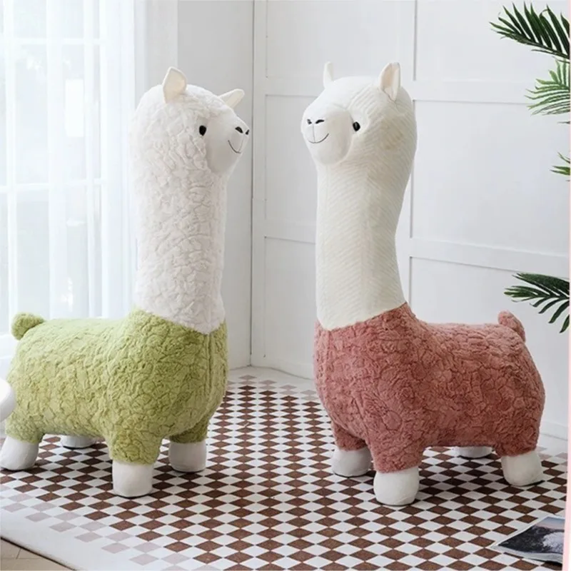 Cadeira de camelo decoração da sala de estar cadeira animal sapato mudando fezes cadeira de lazer das crianças sentada fezes cadeira animal dos