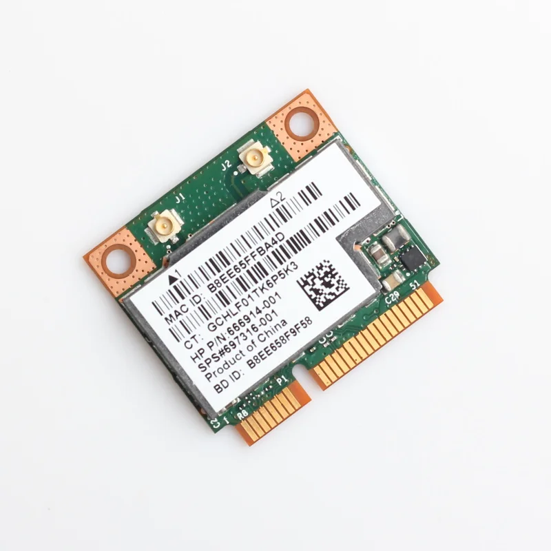 Dualband 433 MBit/s bcm943228hmb Bluetooth 4,0 WLAN-Adapter Wireless Half Mini PCI-E für Laptop-Antenne 7260hmw für PC/Laptop