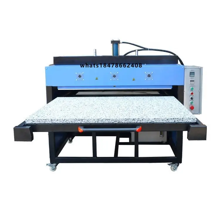 Hydraulic Heat Press Sublimation Transfer Machine Garment Provided Flatbed Printer Heating Plate 630 Double Work Station 0.8m*1m