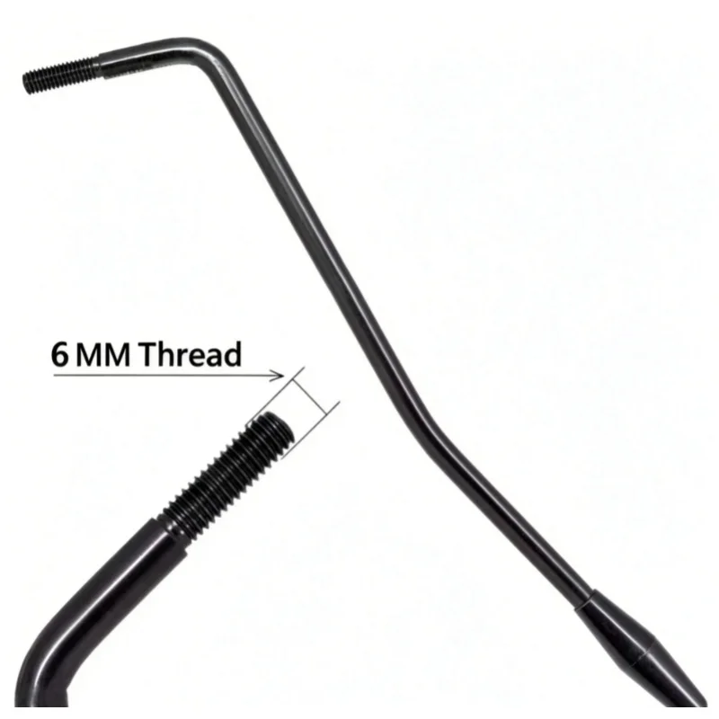 1Pc 6mm Electric Guitar Vibrato System Single Shake Handle Rock Music Joystick Sound Arm Modified Steel Metal Accessory