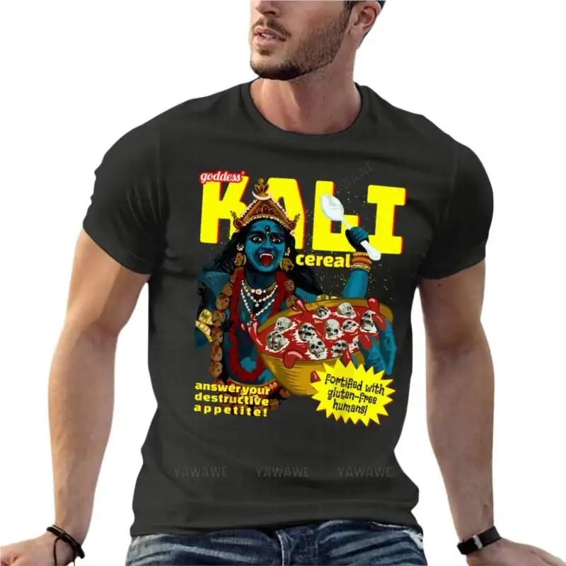 Kali Goddess Hindu Mysticism Hinduism Funny Oversize T Shirt Personalized Mens Clothes 100% Cotton Streetwear Large Size Tops Te