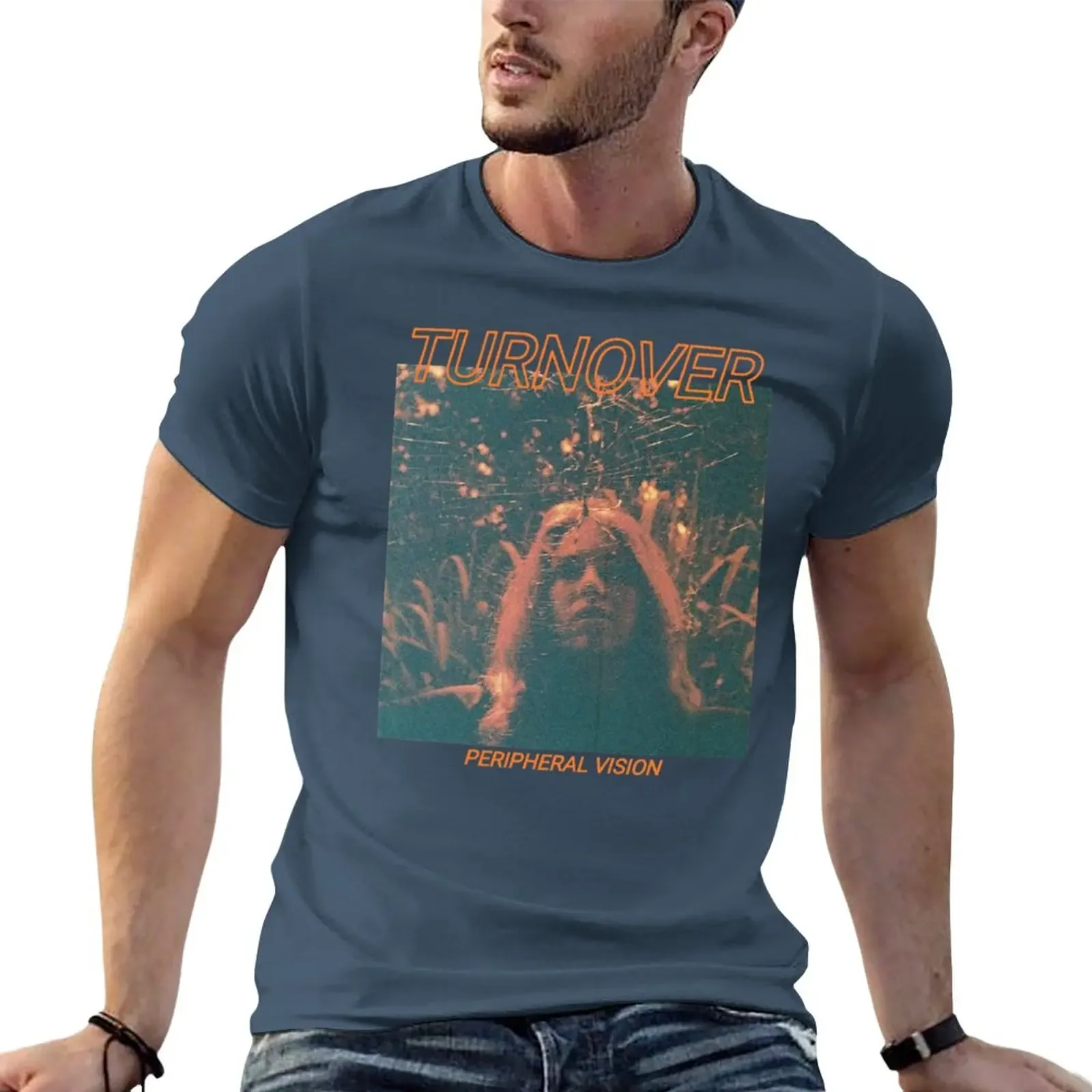 

FAN ART ALBUM COVER TURNOVER PERIPHERAL VISION Classic T-Shirt for a boy vintage clothes tshirts for men