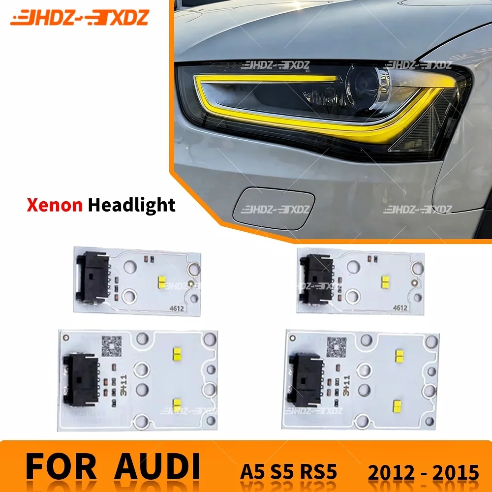 

Модуль светодиодных чипов Angel Eye DRL (желтый, синий, красный) для ксеноновых фар Audi A5 S5 2012-2015, дневные ходовые огни
