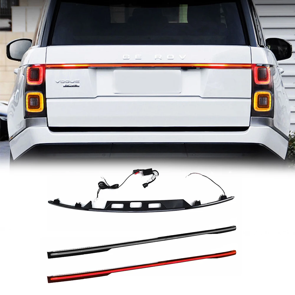 

Поп светодиодные сквозные задние фонари для Land Rover Range Rover Sports 13-17 светодиодные DRL автомобильные задние фонари в сборе аксессуары модифицированная лампа