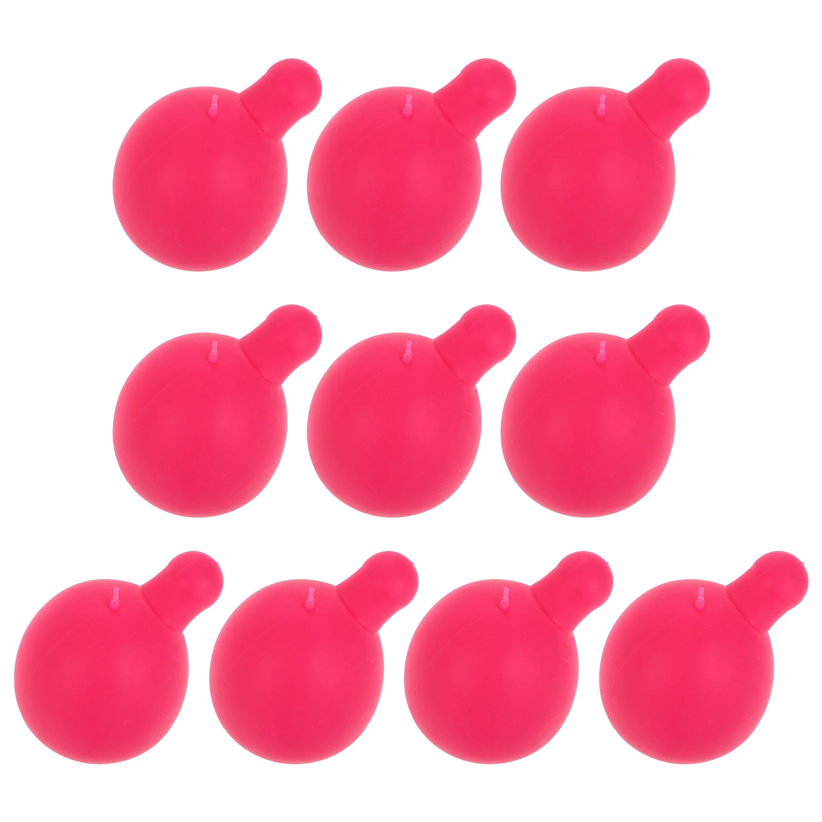 

10 Pcs Accessories Bubble Blowing Core Stress Balls Soft Rubber Squishy for Crochet