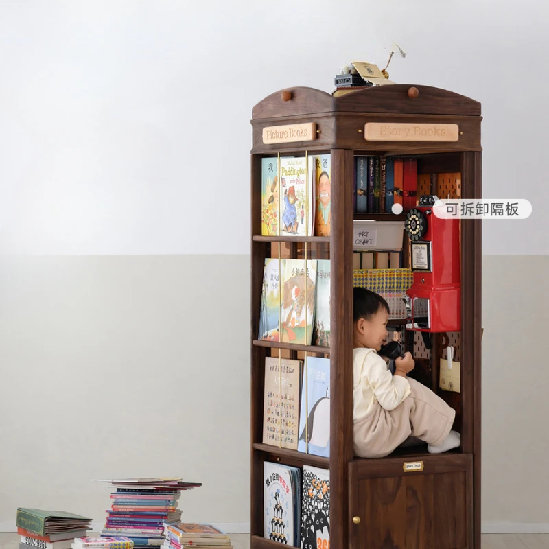 

Paddington bookcase children's solid wood 360-degree rotatable living room home