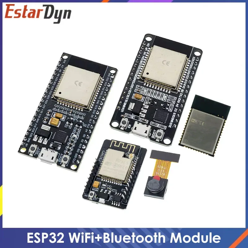 ESP32-CAM ESP32 لوحة التنمية ، واي فاي ، بلوتوث ، استهلاك الطاقة منخفضة للغاية ، ثنائي النواة ، ESP-32 ، ESP-32S ، ESP 32 ، على غرار ESP8266