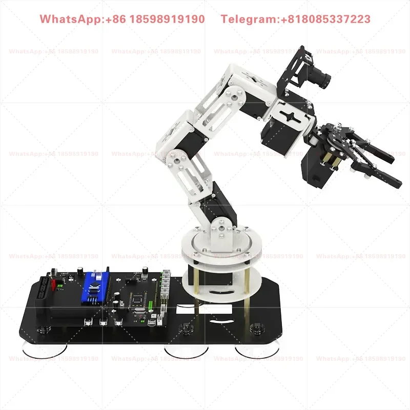 6 DOF Smart Robotic Arm AI Visual Recognition ROS Robot System MoveIt for Jetson Nano Raspberry Pi Industrial DIY Accessory Kit