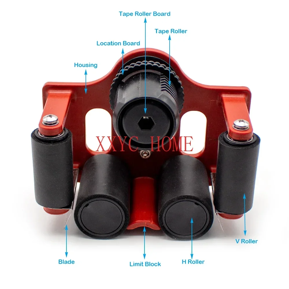 Masking Tape Dispenser Textured Paper Pasting Machine Spray Paint Sticker Beauty Seam Tape Pasting Tool Linear Guide Mark Tools