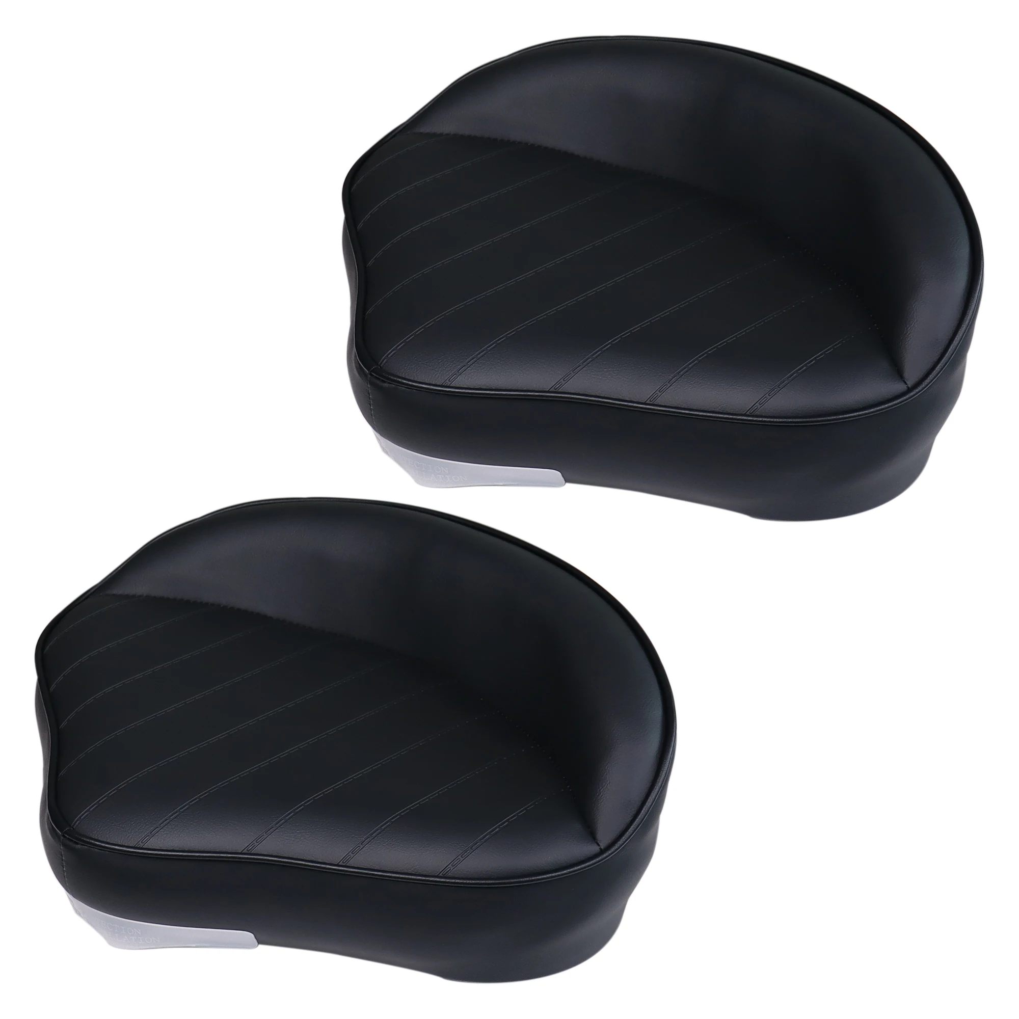 

2pcs Casting Seat Butt Seat White Black Grey Camo Boat Chair for Bass Canoe Fishing Pontoon