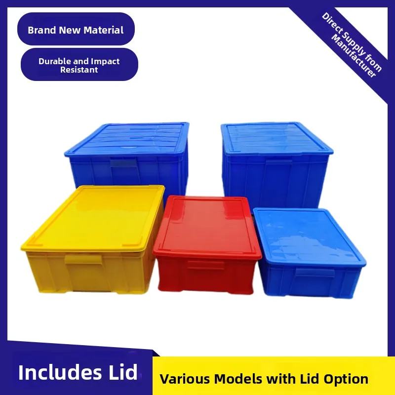 

Thiened Plastic Rectangular Turtle Storage Box with Cover Industrial Sle Transportation Bin for Fi And Turtle Farming