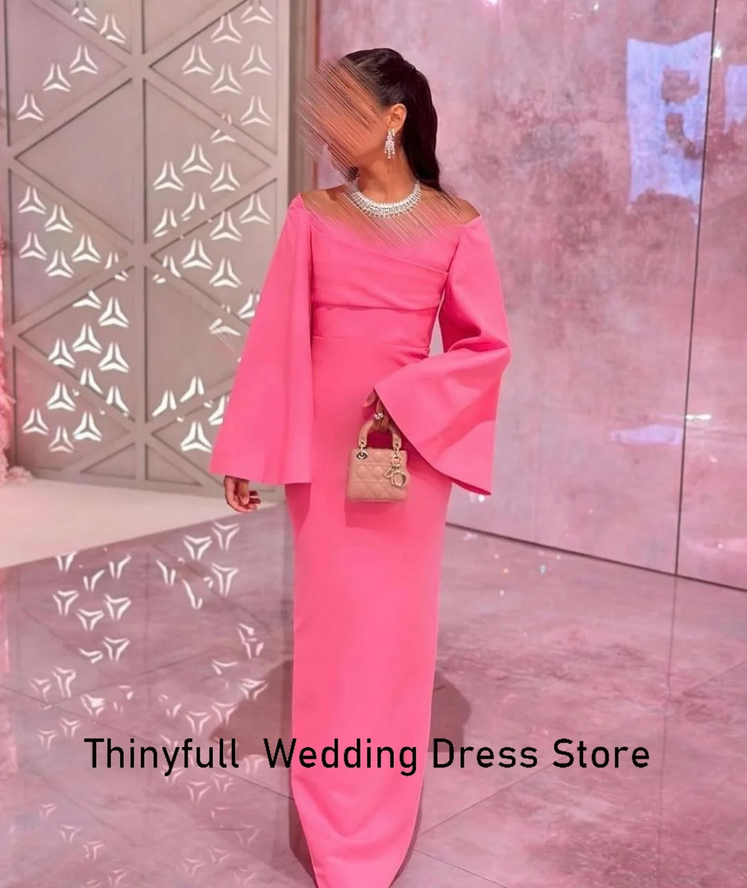 Thinyfull Saudi Arabia Mermaid Prom Dresses Off Shoulder Elegant Evening Party Gown Customized Dress Vestidos De Noche