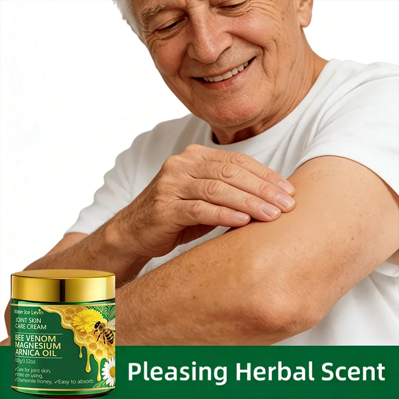 Crema para el Cuidado de las Articulaciones con Veneno de Abeja y Aceite de Árnica - Con Magnesio y Colágeno, Hidratante para una Piel Suave en las Articulaciones