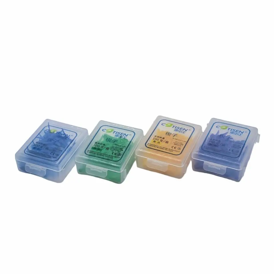 High Performance Dental Plastic Gap Wedges Matrix System Tooth Restorative Placement Aid Coded Sizes Auxiliary Tools Equipment