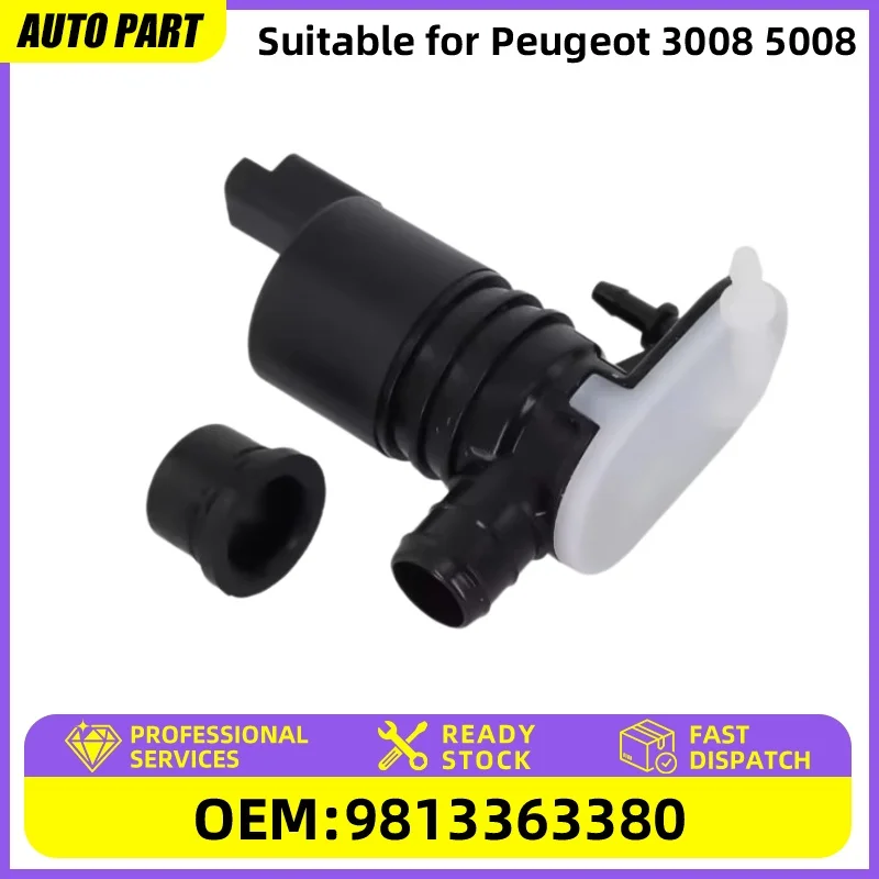 9813363380 Suitable for Peugeot 3008 5008 Windshield washer pump Front windshield washer pump
