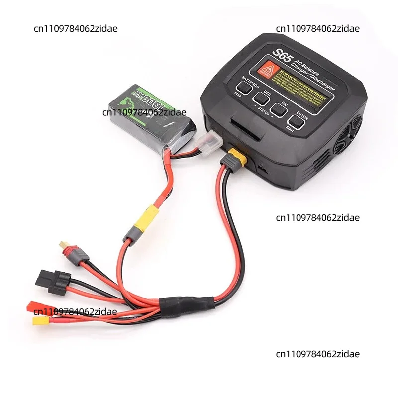 For 5 in 1 Charger Extension Cable 4.0mm Banana Plug To XT60 XT30 T Plug RC Lipo Battery Adapter Wire