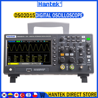 Hantek Digital Oscilloscopes DSO Series DSO2D15 USB Oscilloscope, Multimeter Tester 100Mhz/150Mhz Memory DSO2C15 DSO2D10 DSO2C10