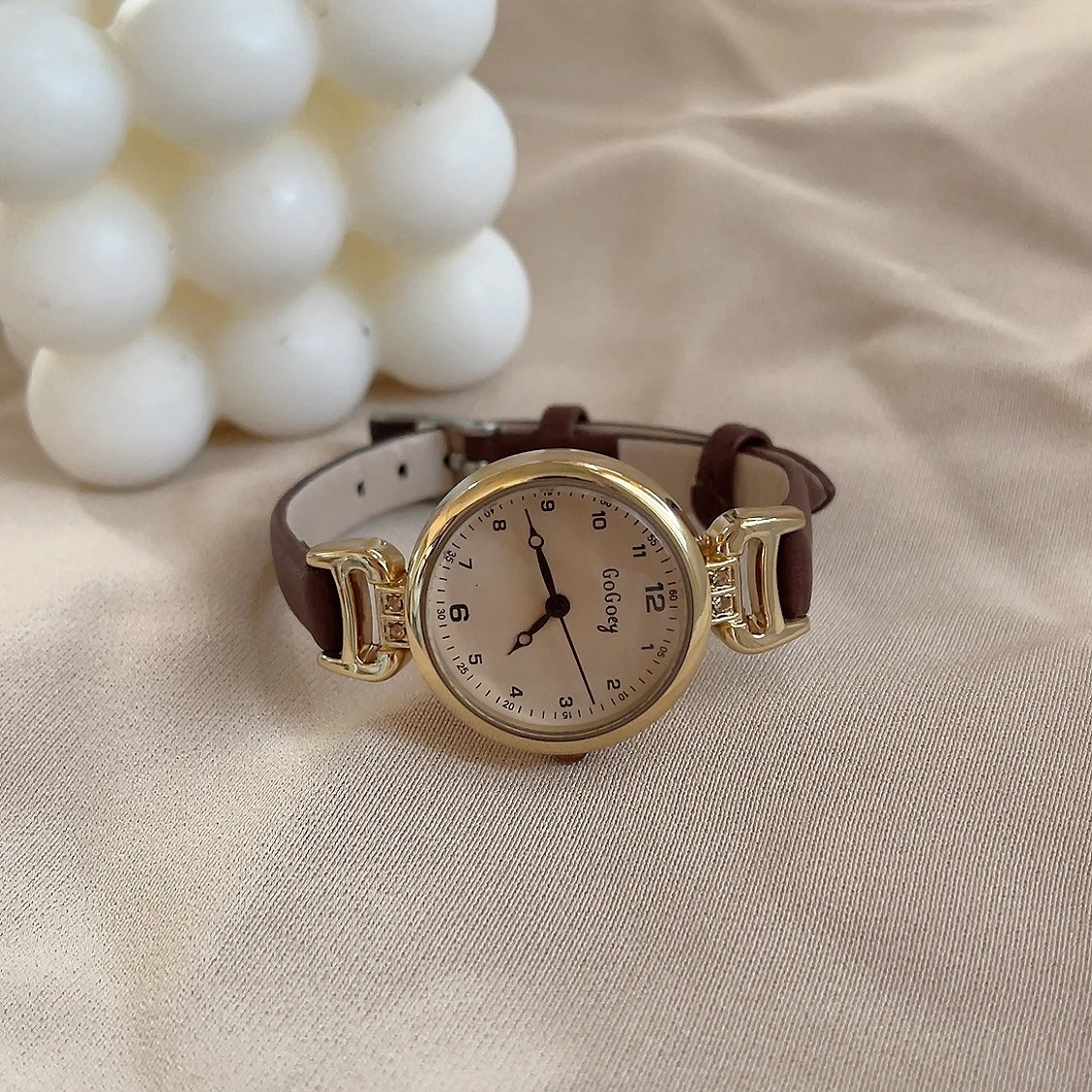 Student Special-Interest Design Ins College Style Retro Exquisite Fashion Simple Temperamental All-Match Quartz Watch