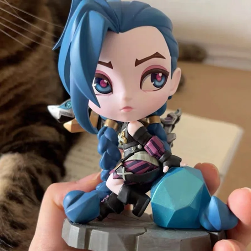 

В наличии натуральная коллекционная фигурка League Of Legends Arcane Jinx-декоративная модель статуи для любителей игр и коллекционеров