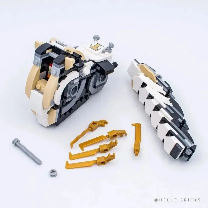 جديد 1,222 قطعة من مكعبات بناء الوحش ذات الرقبة الطويلة من Horizon Monster 76989 ألعاب هدايا للأطفال ذاتية الصنع للأولاد