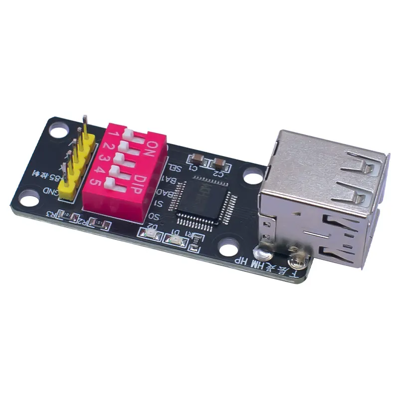 Módulo Serial USB HID a UART LIZAO CH9350 para Teclado, Ratón, Escáner de Código de Barras, Adaptador de Extensión KVM, Sincronizador