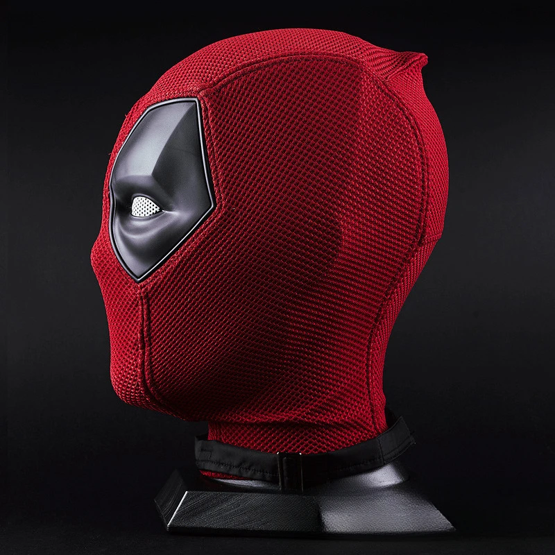 Deadpool Maschera Cosplay per uomo Copricapo in lattice lavorato a maglia Film Maschere da supereroe Natale per adulti Carnevale di Halloween Costume divertente Prop
