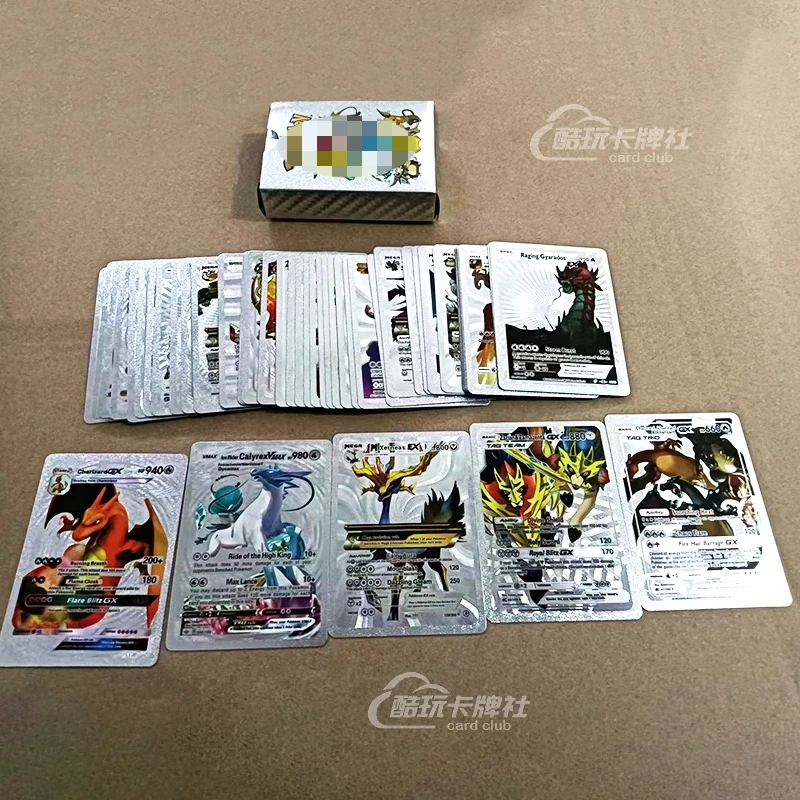 PTCG بطاقة أوراق الذهب بطاقة سوداء بوكيمون قزم الوحش مجلس لعبة EX VMAX بطاقة لعبة جمع الملحق الصبي هدية #5