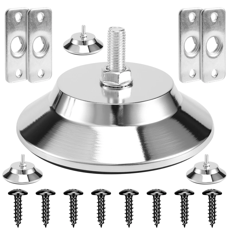 

4 PCS Billiard/Pool Table Leg Levelers 5 Inch Metal Game Table Leg Levelers Heavy Duty Leveling Feets For Pool Table