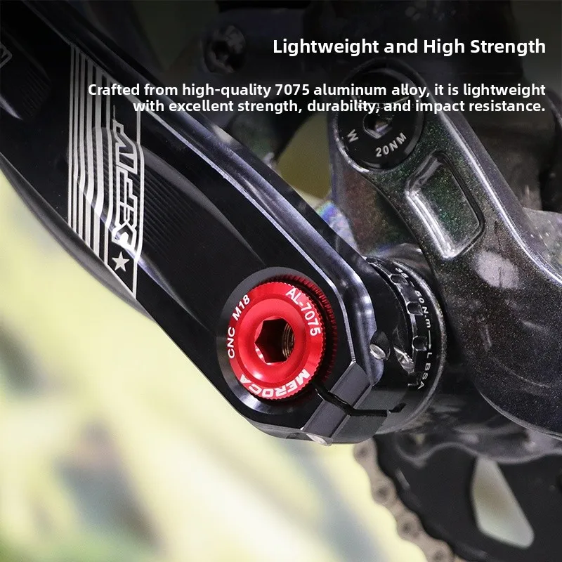 

Полый винт шатуна MEROCA из алюминиевого сплава ible с кассетой IXF, подходит для оборудования для езды на велосипеде