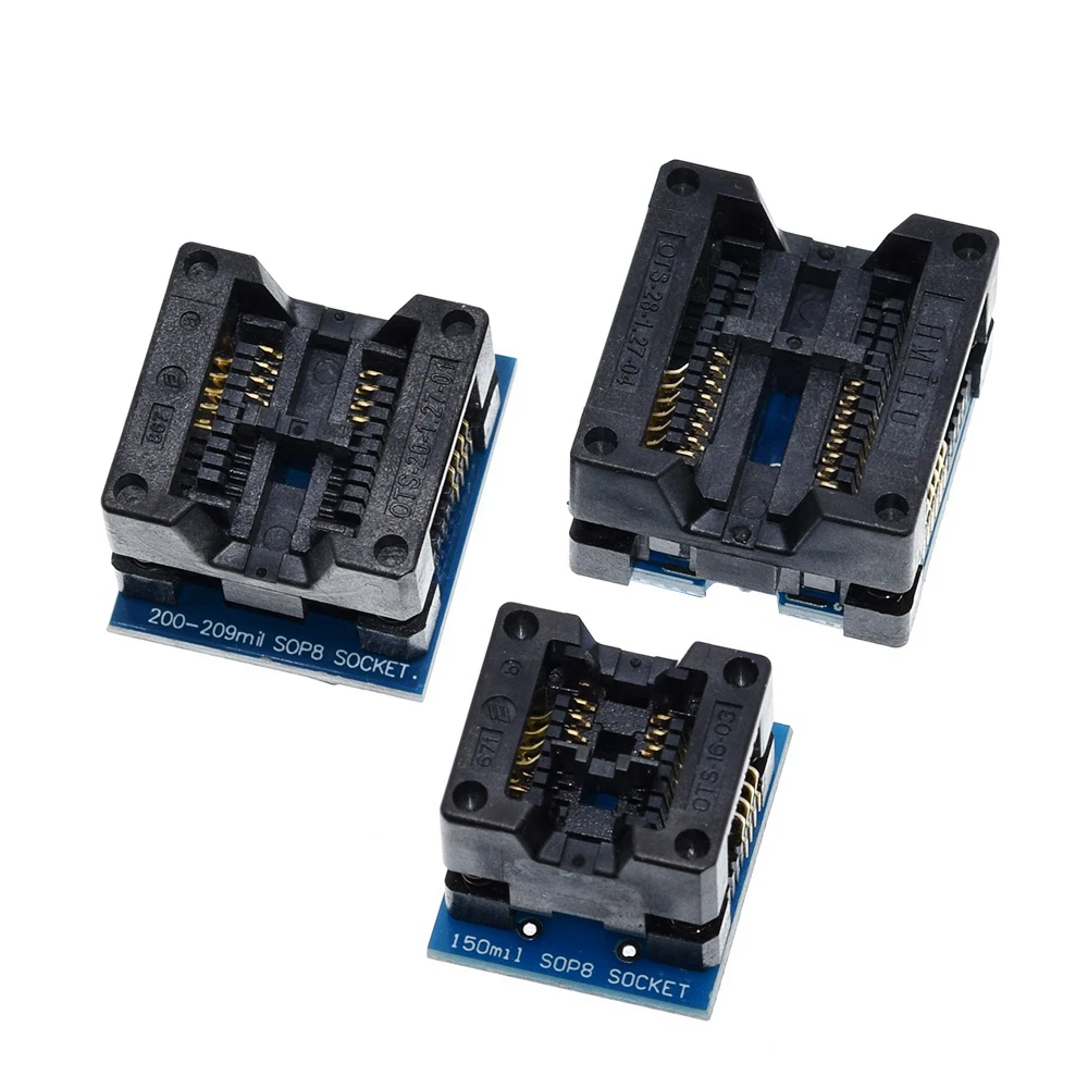 SOP16 to DIP8 Wide-body Seat Wide 150mil 200mil 208mil 209mil 300mil Programmer SOP8 Adapter Socket for EZP2010 EZP2013 CH341A image 2