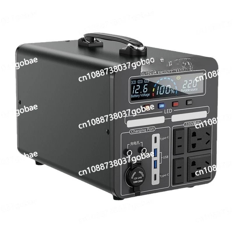 

220V outdoor mobile power supply portable large-capacity lithium battery camping self-driving tour