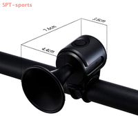 Bicycle Bell Electronic Horn Loud Warning Tone ABS 120db Safety Electric Bell IPX4 Speaker Alarm Bell Motorcycle Road Bike