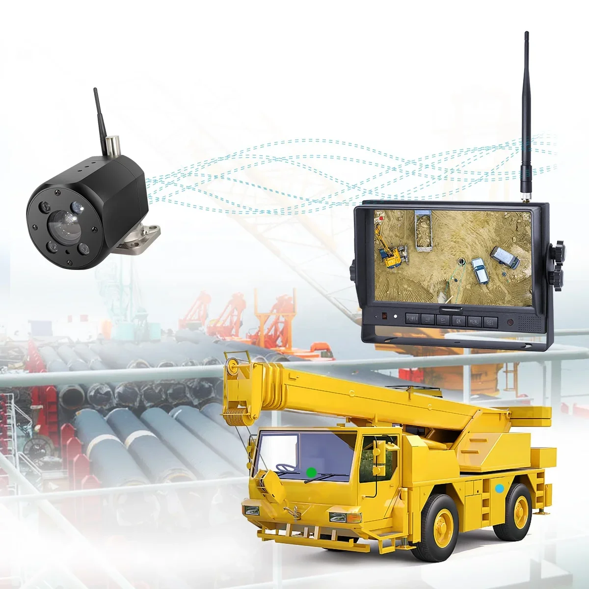 

STONKAM 30x zoom Wireless Crane Zoom Hook ing System For Tower Jib Crawler Crane Systems