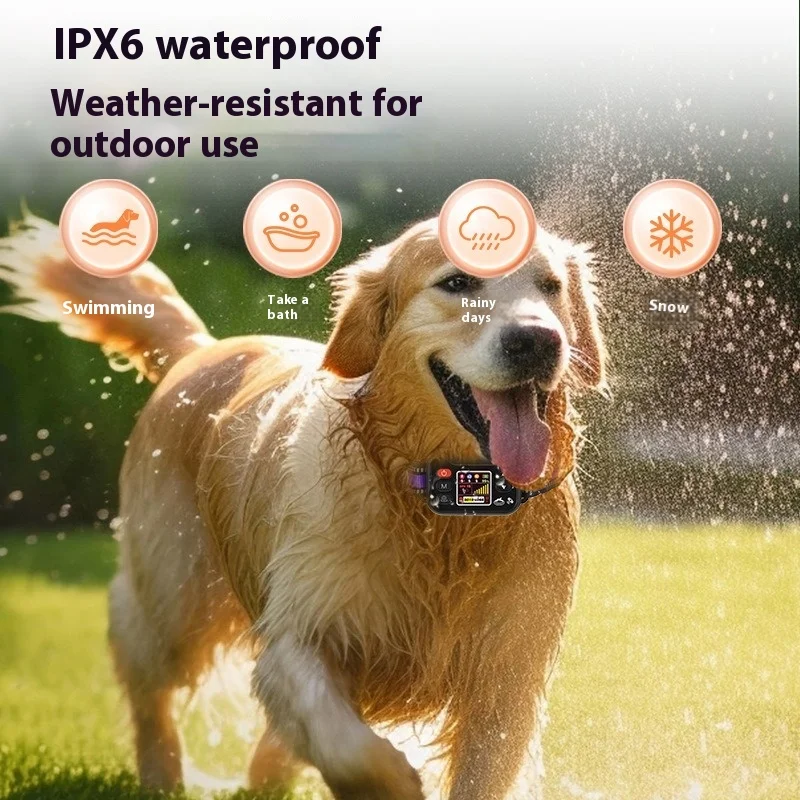 GPS Wireless Dog FencePet Training Collar Waterproof Rechargeable 800M Radius Smart Boundary Outdoor No-Wire Hidden System