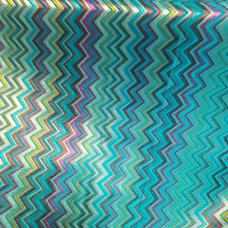 HLQON 90x100cm High quality Metallic Jacquard Brocade Fabric, jacquard yarn dyed fabric for clothing,bedding,bag,curtain