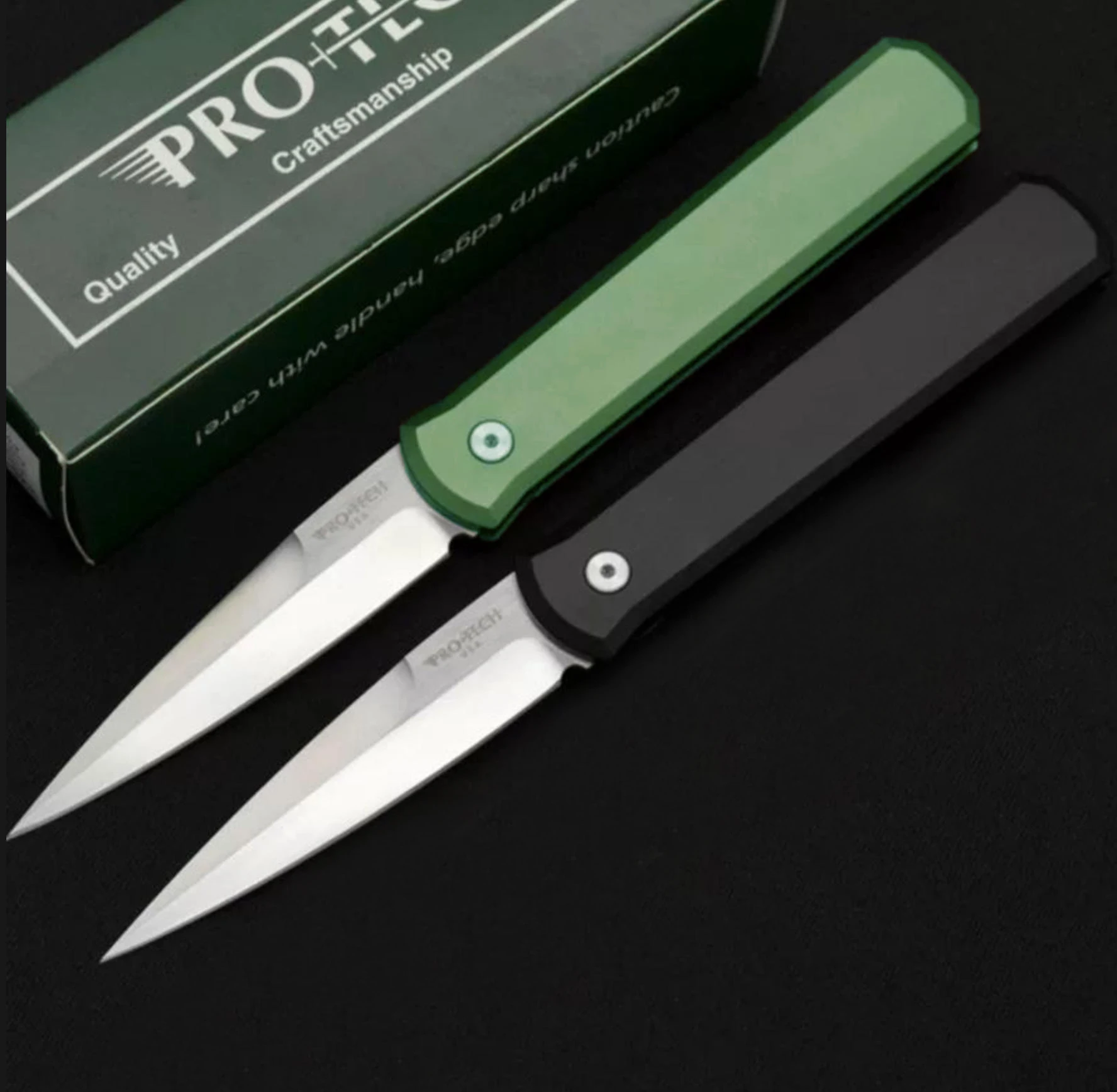 Pro Tech 920 Godfather 154CM BLADE Aluminum Handle Folding Knife