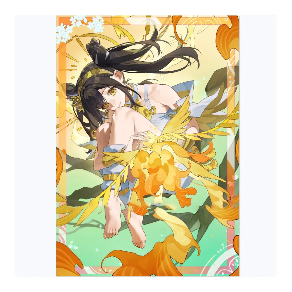 

60PCS 63x90mm Protective Sleeves Trading Cards Protector Holographic Animation YuGiOh Card Sleeves Shield Laser Card Deck Cover