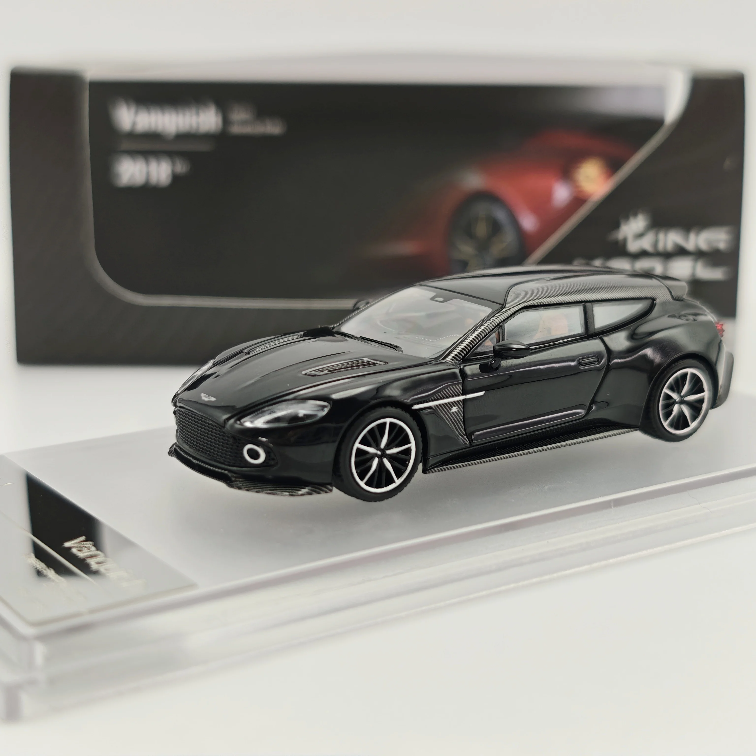 

King Model 1:64 vanquish zagato alloy car model Collectible model cars