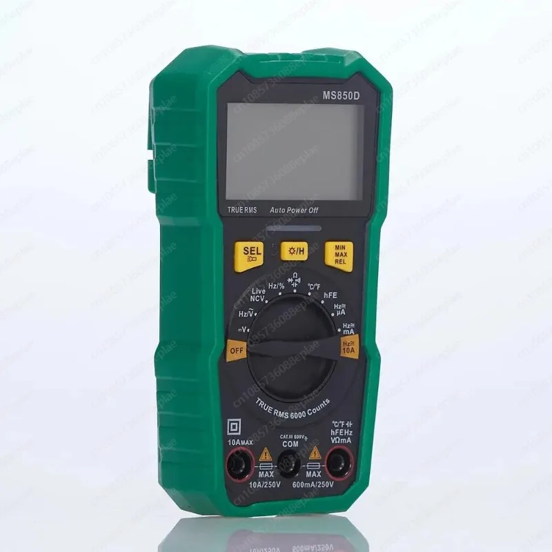 Multimeter MS850D Multimetro Tester Digital Multimeter 2000 Counts Auto Ranging AC/DC Voltage Temperature Measuring