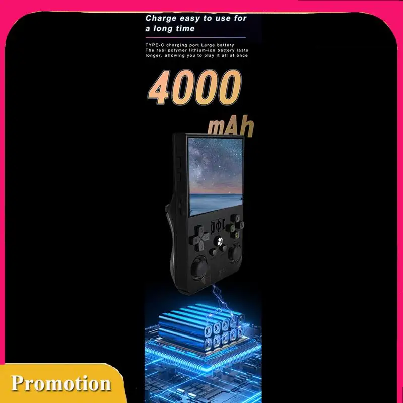 

Best Pick R36PRO Handheld Retro Game Console 128GB 3.5Inch HD Screen Portable Pocket Video Player Supports 30+ Emulators