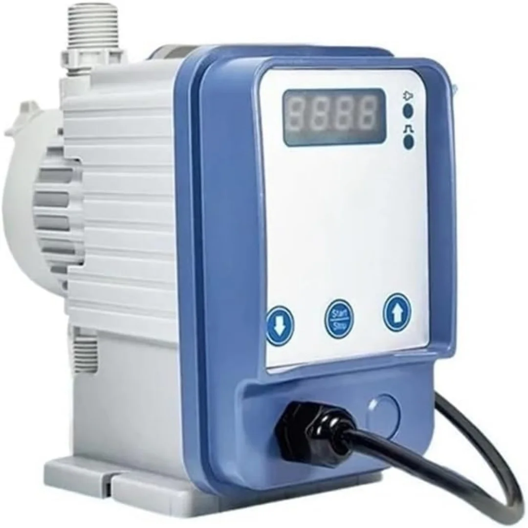 

Electromagnetic Diaphragm Metering Pump Dosing Pump 1-20L/H Acid Chemical Chlorine Metering Dosing Pump for Water Treatment(1LH7