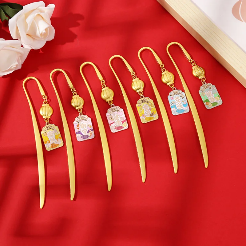 Fashion Retro Willow Knife Bookmark Fun Student Label Mini Book Mark Page Folder Markers Office School Supplies Korea Stationery