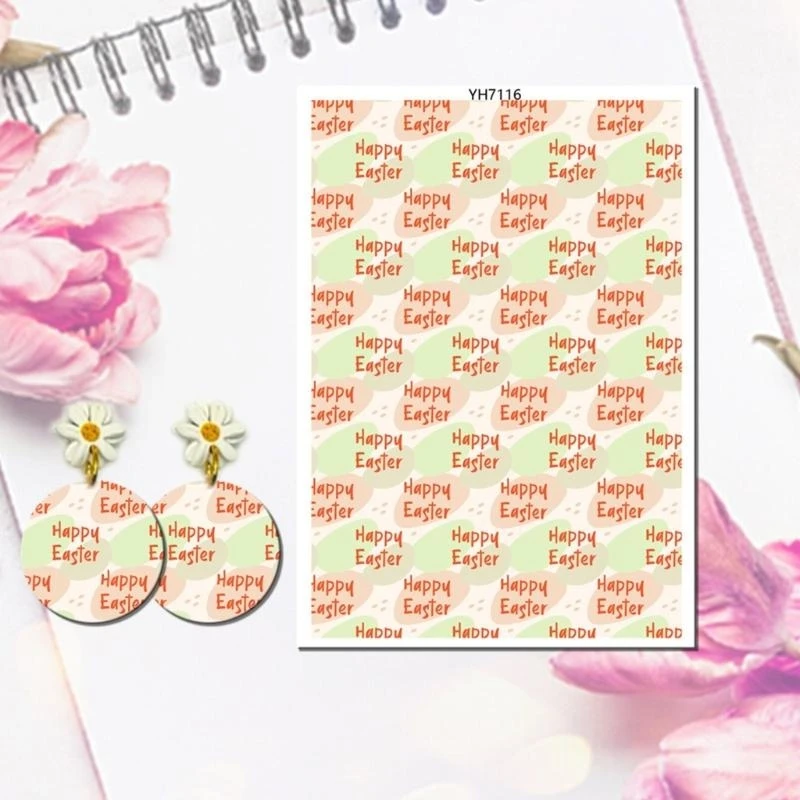 

Clay Transfer Paper Clay Transfer Sheets Easters Colored Eggs Printing Paper