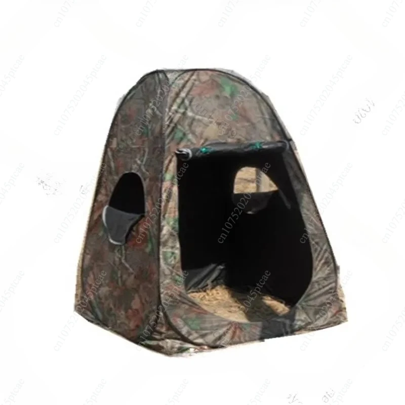Portable fishing sunshade, shower pavilion, camouflage simulated bird watching suit